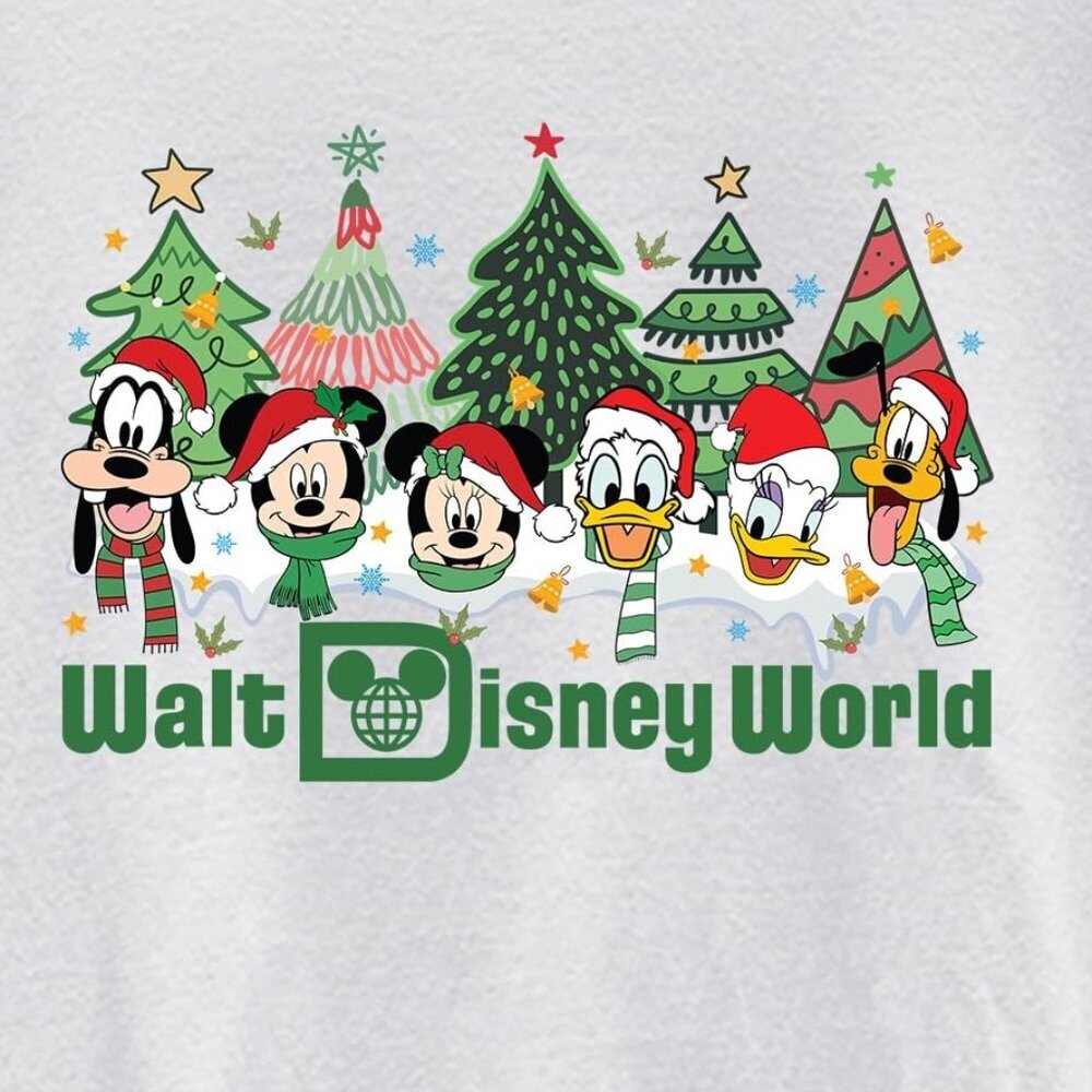 Walt Disney World Christmas Mickey And Friends Retro Holiday Festive Family Gift - Picture 2 of 5